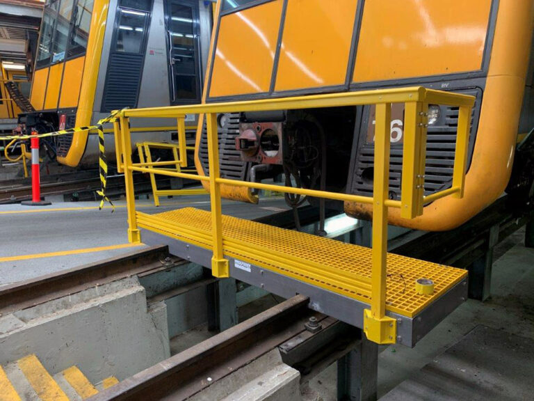 SC-R-Coupler Platforms for Hornsby Train Yard in action
