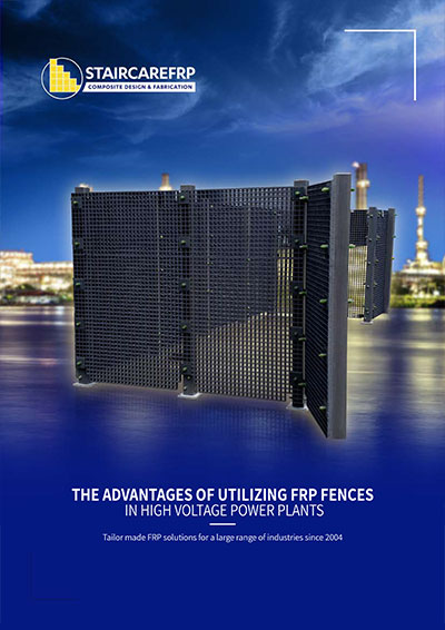 FRP Non-Conductive Fence for High Voltage Power installations